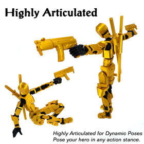 Qoopower 3D printed PETG construction ensures sturdy vibrant Titan 13 figures