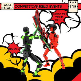 Qoopower Titan 13 Mage with staff brings magical display energy.