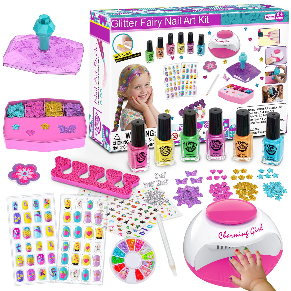 QoQlz Hair Gem Stamper Kit braid-tool quick hair embellishments