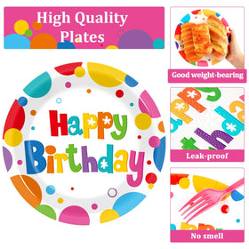 QOUBAI colorful forks provide sturdy cutlery for kids' parties.
