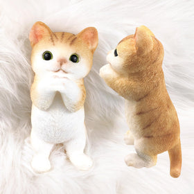 QOUXZ Big Hand Painted Cat Squishy Toys close-up shows soft texture for relaxation.
