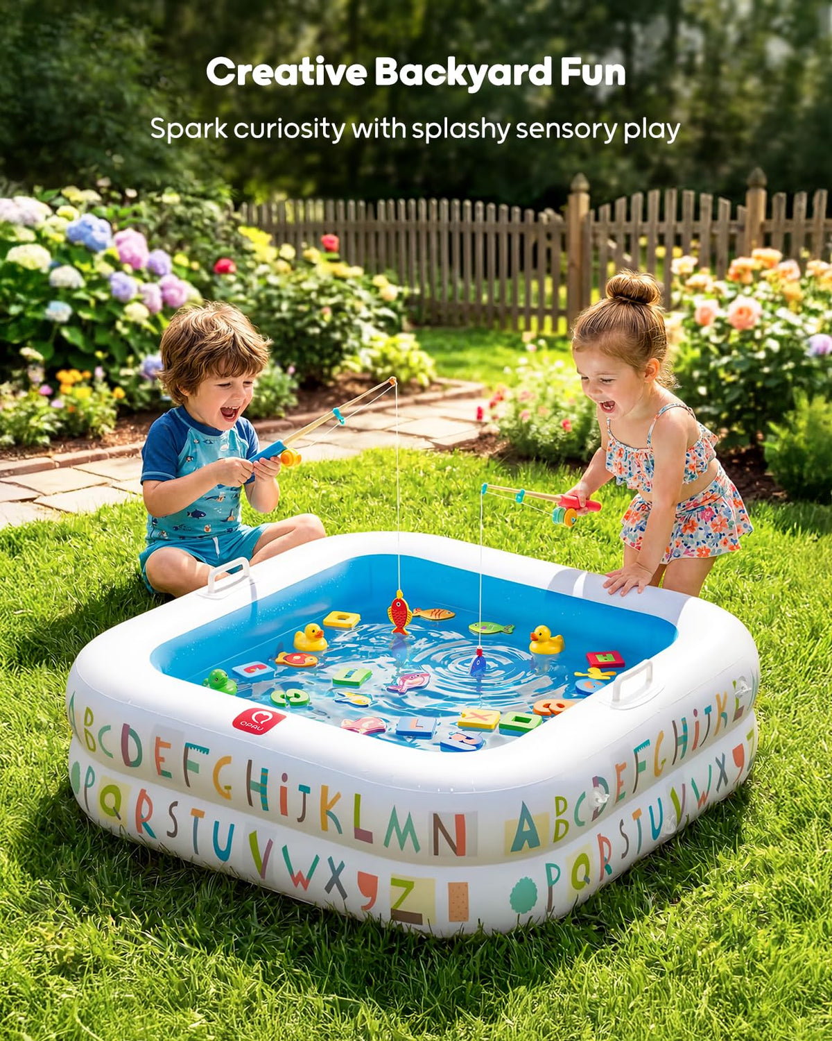 QPAU pool handles help little ones stay steady during water play.