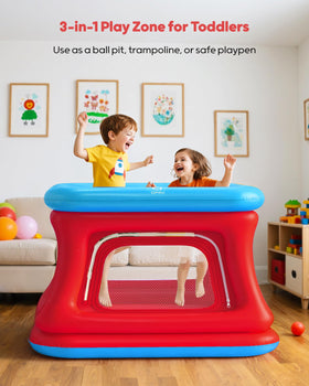 QPAU ball pit inside view inviting tactile exploration for little ones