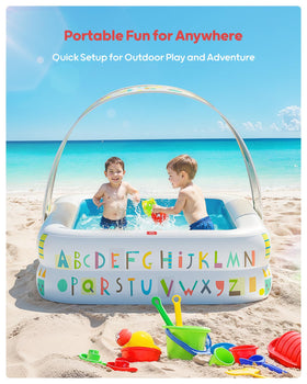 QPAU Kiddie Pool ball pit function adds versatile play options.