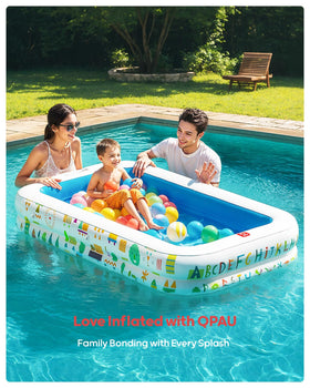 QPAU Kiddie Pool multi-use design suits backyards or indoor spaces.