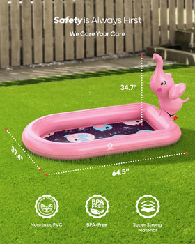 QPAU premium PVC kid pool designed for safe water play