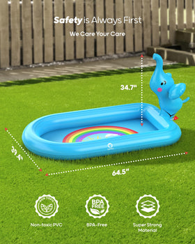QPAU premium PVC construction for kid safety and longevity