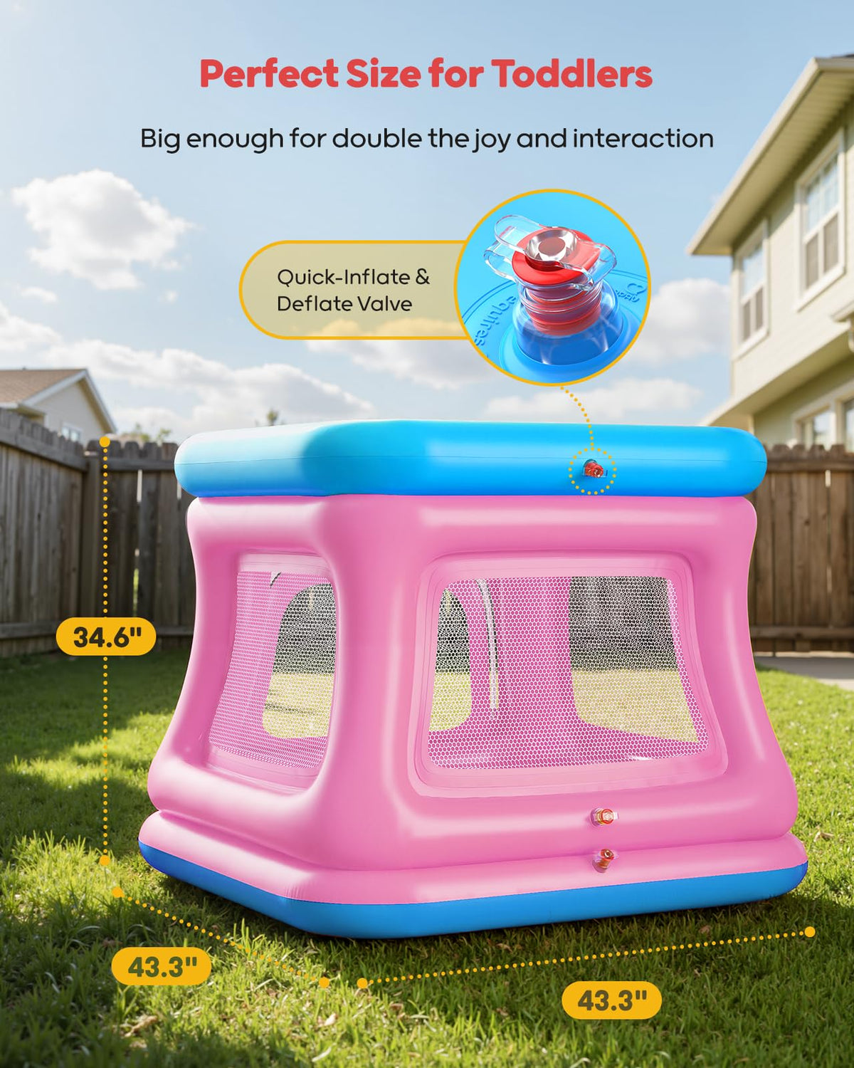 QPAU quick setup and easy storage for portable fun