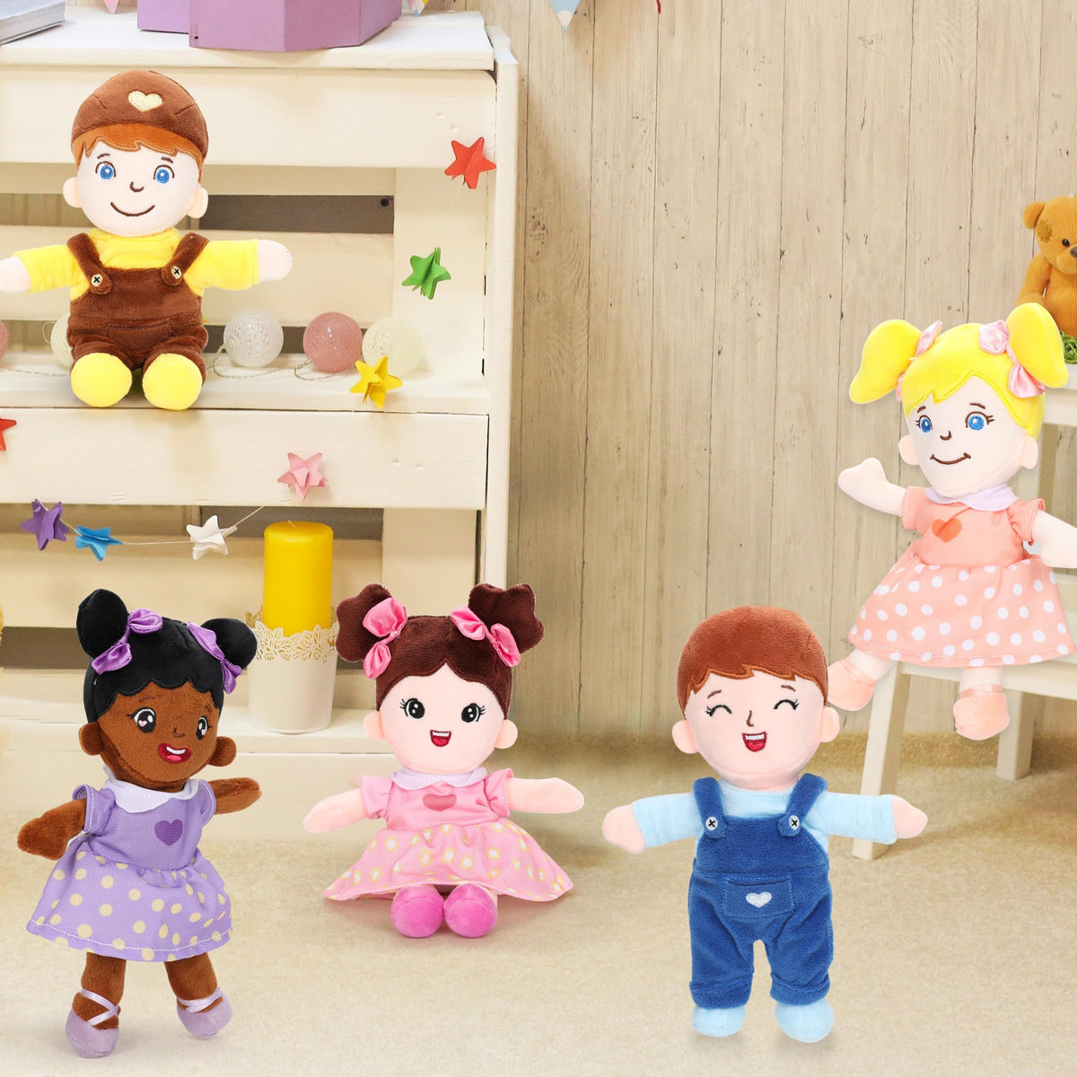 Qpewep hand-stitched durable construction provides safe, lasting toys for daily imaginative adventures.