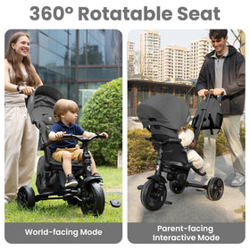 QPlay canopy provides UPF 50+ sun protection during outings.