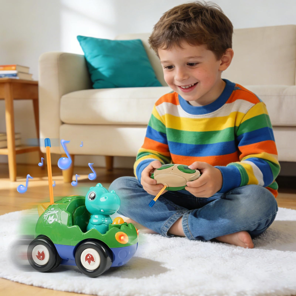 QPOU non-toxic plastic build and rounded edges ensure safe family playtime.