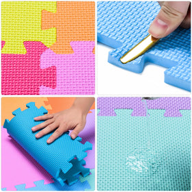 QQPP EVA wipe clean mat remains easy to maintain with damp cloth