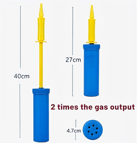 QRabbit hand pump ensures easy inflation for a flawless 12-inch result
