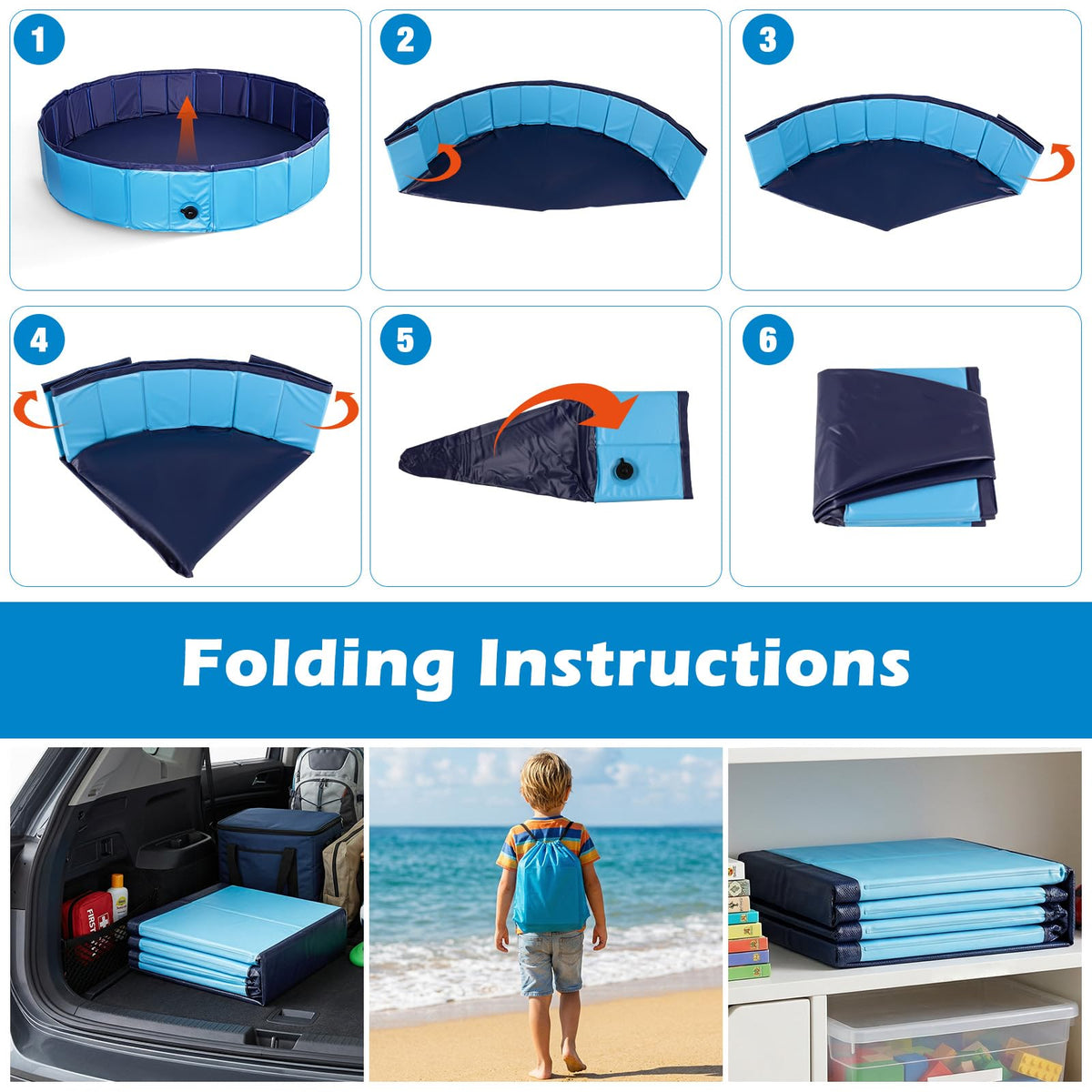 Qrooper durable and easy-clean sandbox for quick rinses.