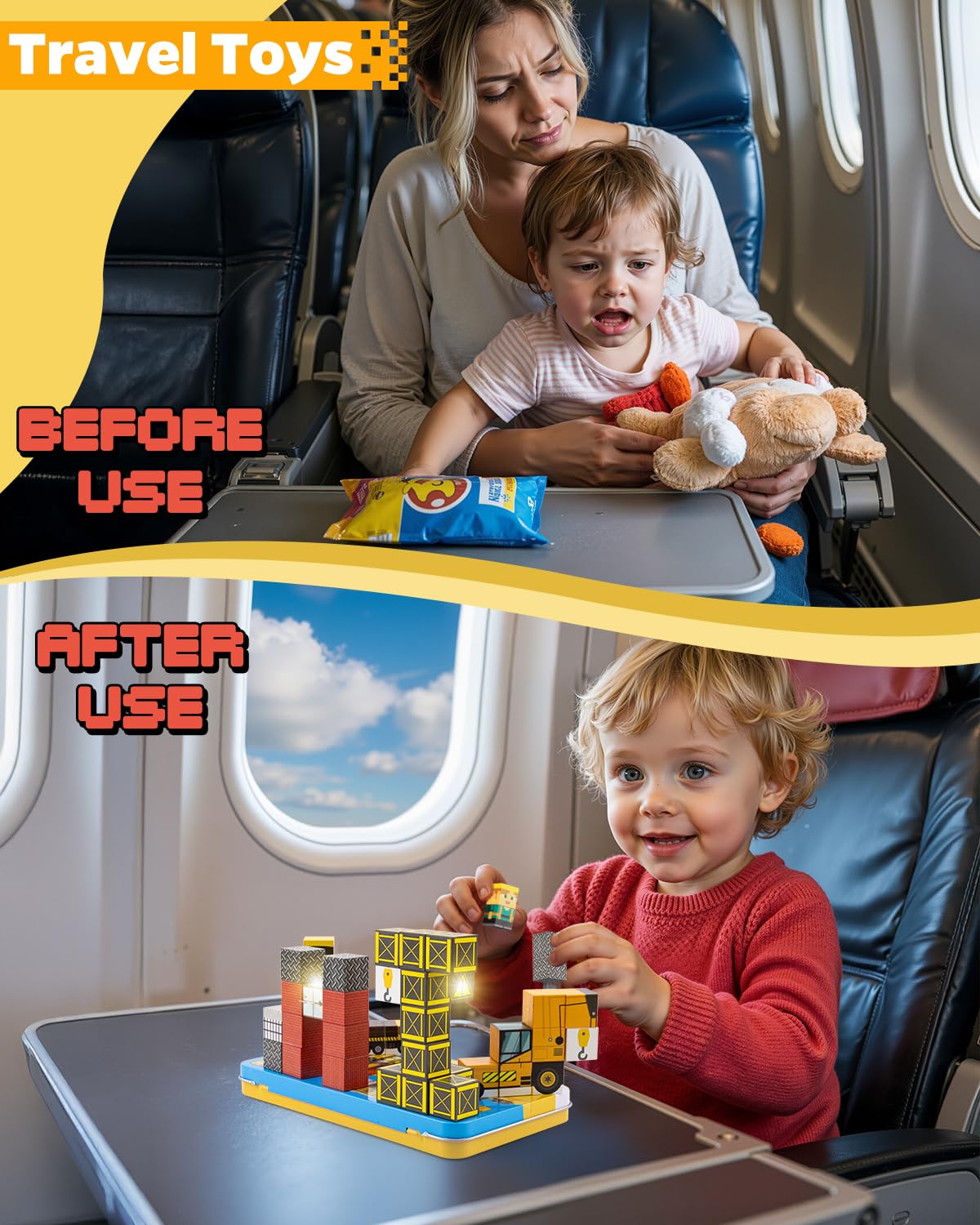 Qrooper safe magnetic blocks use non-toxic plastic and smooth edges for worry-free play.