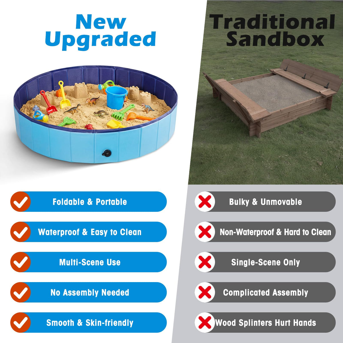 Qrooper safe soft-edged design with 24 panels for comfy play.
