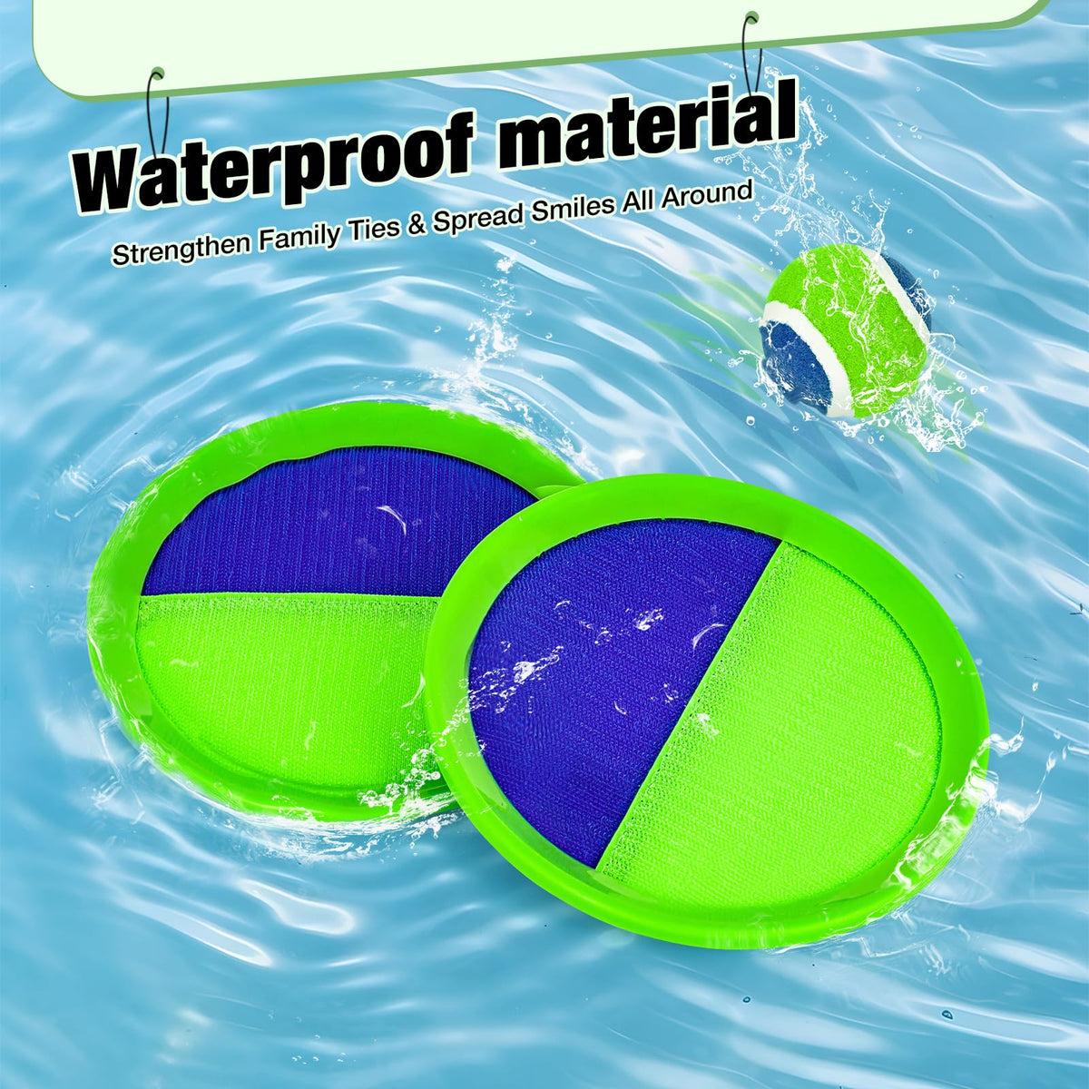 Qrooper storage bag keeps paddles and balls organized for easy transport.