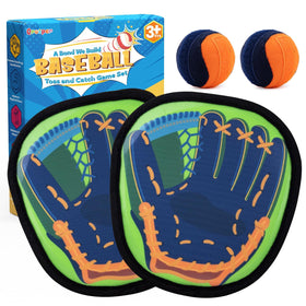 Qrooper Toss and Catch game set with soft balls for safe outdoor play