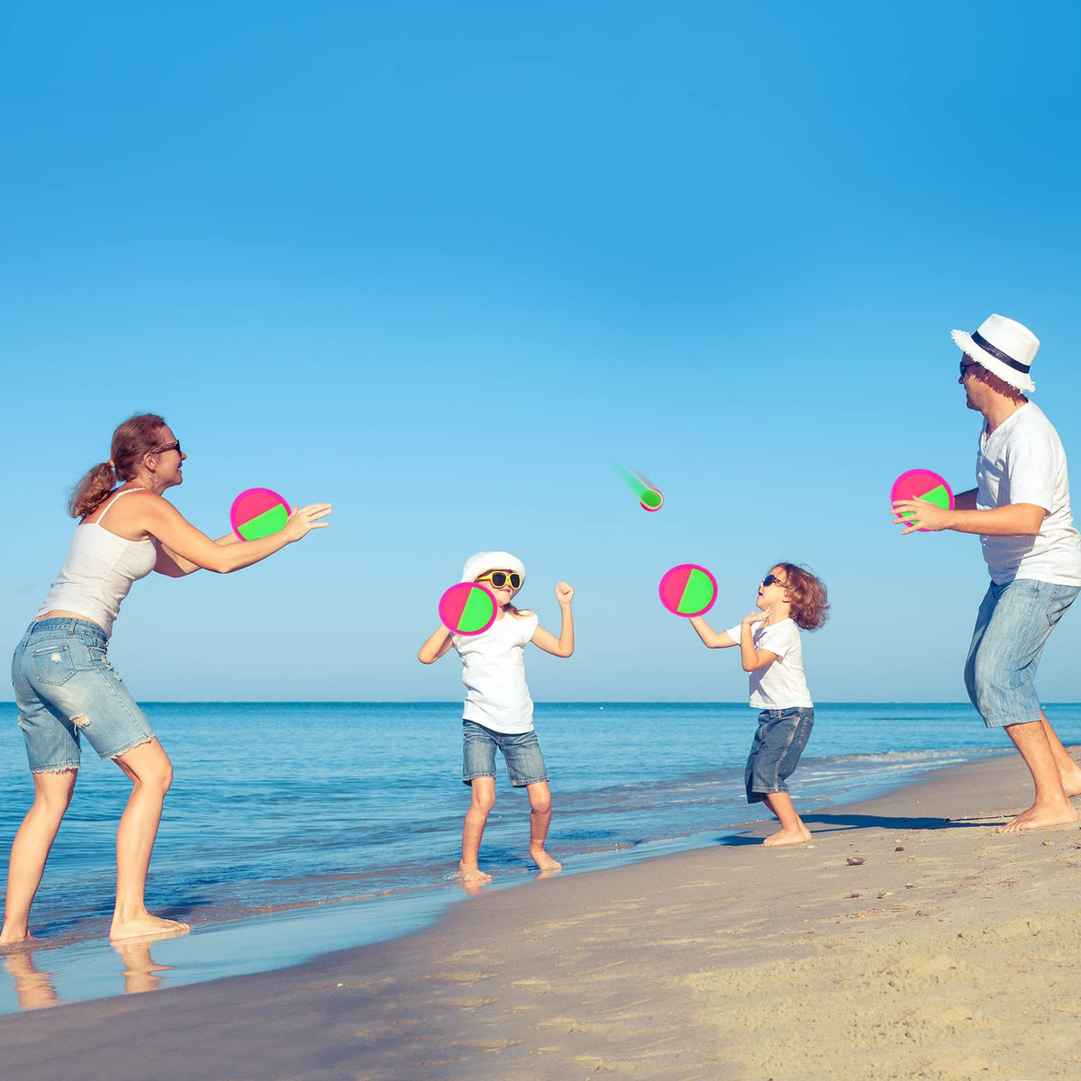 Qrooper pink balls for easy catching and backyard fun