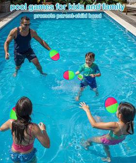 Qrooper in-action shot shows four players enjoying a beach game.