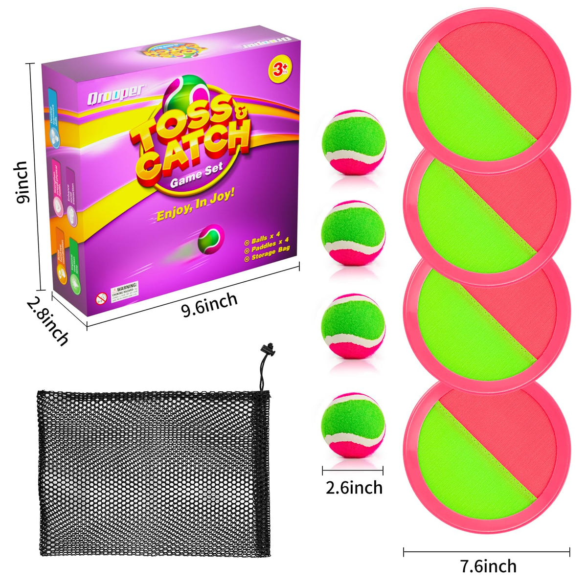 Qrooper packaging shows contents and easy carry design