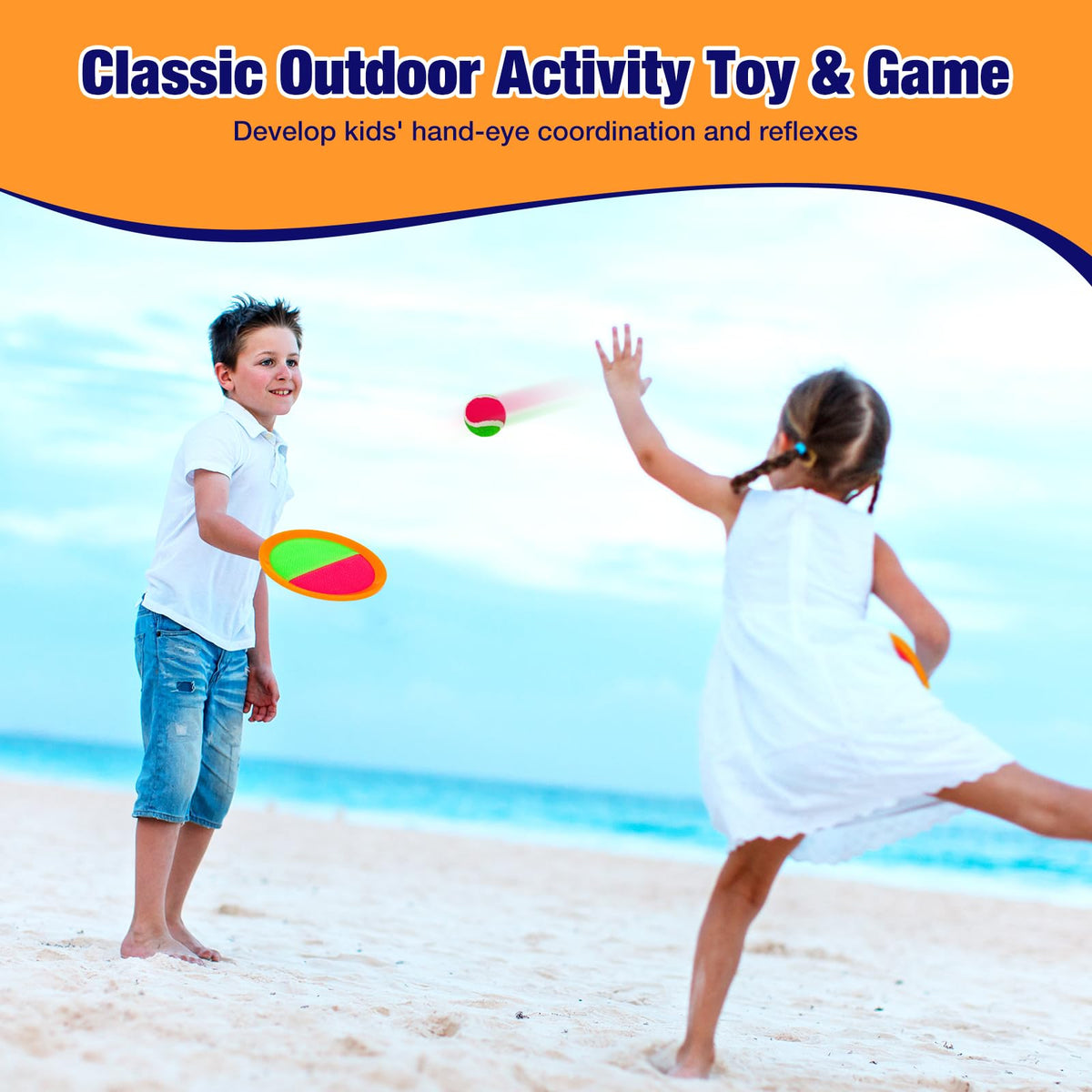 Qrooper paddles with waterproof padding for splash-friendly games.