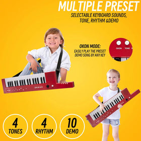 Built-in rechargeable battery powers playtime without cords.