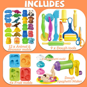 QSKJJI imaginative play scenes come alive with colorful molds.