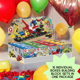 QStar Mini 16-car set Boxed outer package ready for gifting or event distribution