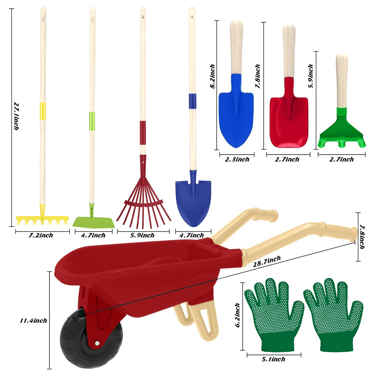 Qtioucp fruit and vegetable stickers to identify harvests during play