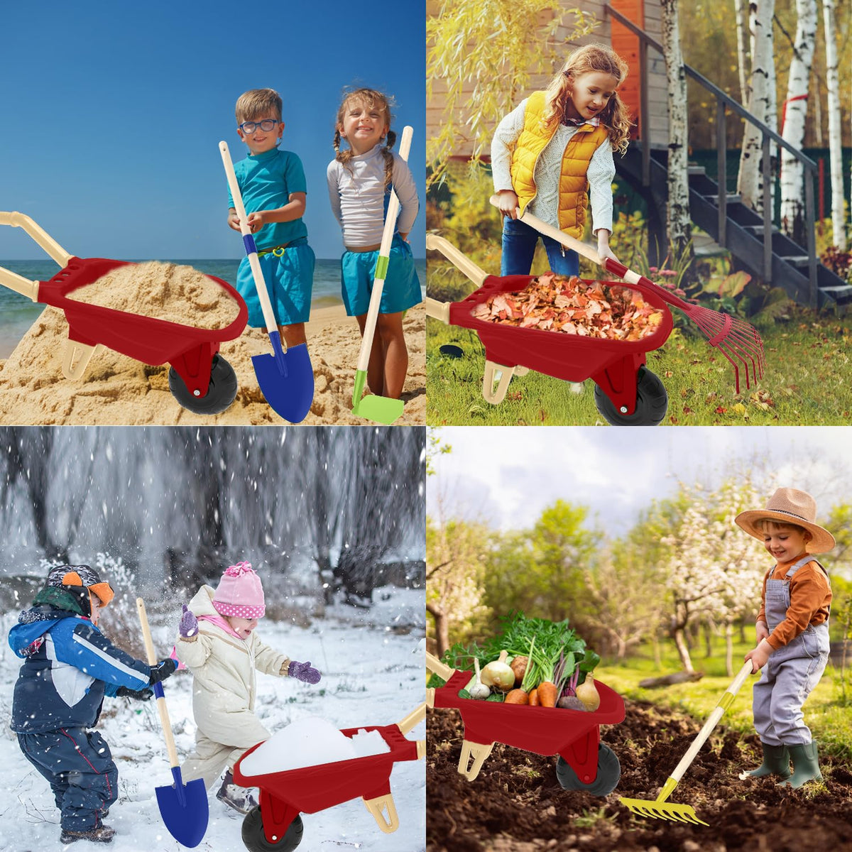 Qtioucp gardening handbook helps kids learn about plant growth