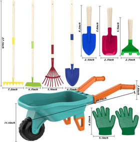 Qtioucp gardening gloves protect small hands during soil tasks and dirt play