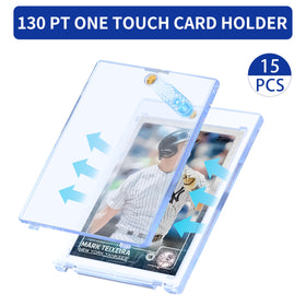 QTYORD magnetic holder secures basketball cards with easy access.