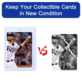 QTYORD card holder for soccer cards protects against wear.
