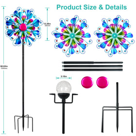 Qualdout IP65 waterproof yard art for year-round use
