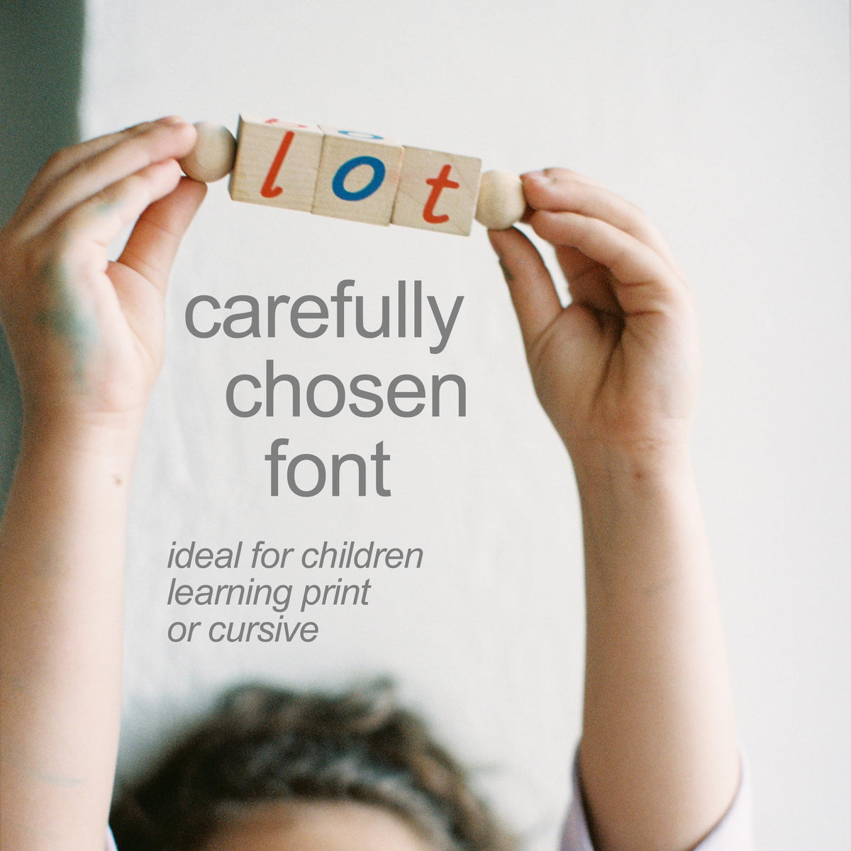 Quality Montessori phonetic reading blocks are self-correcting tools kids can feel and manipulate.