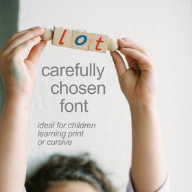 Quality Montessori phonetic reading blocks are self-correcting tools kids can feel and manipulate.