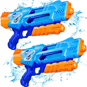Quanquer 1200cc water guns for kids with large capacity for extended pool play.