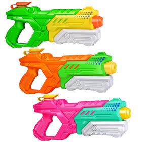 Quanquer 3-pack water guns with 600cc tanks for poolside battles.