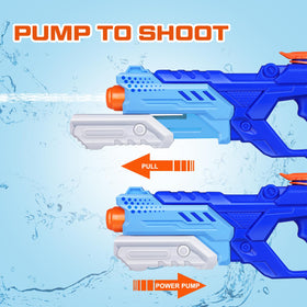 Quanquer easy-fill water pistol for quick refills during games.