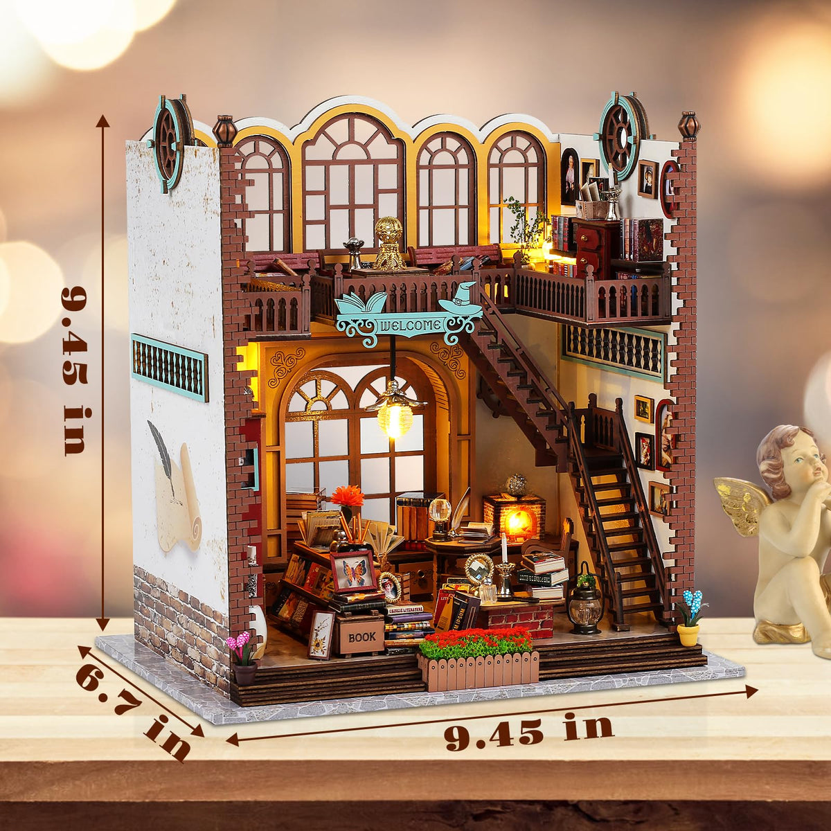 Quanquer dollhouse furniture set adds realistic touches to displays