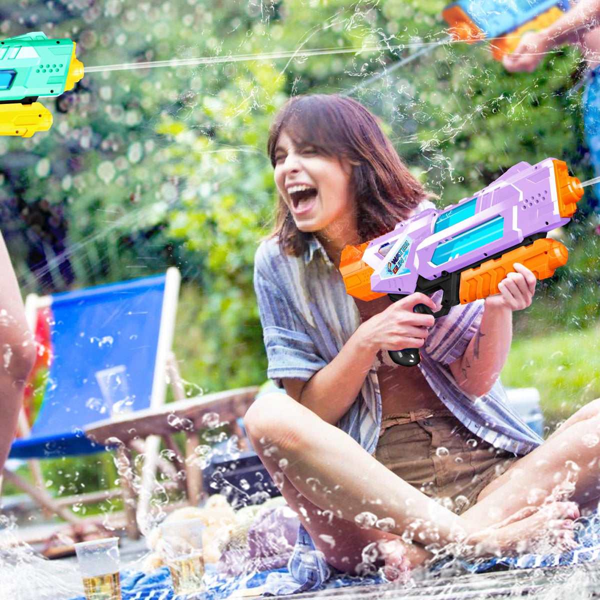 Quanquer 50-shot refill capability supports fast action in pools
