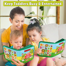 Quanquer Busy Board farm animals and crops icons for recognition