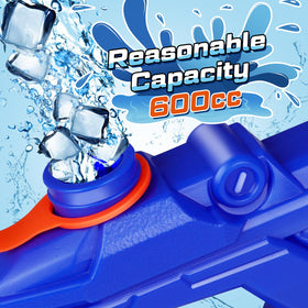 Quanquer water gun cooling with ice cubes for cooler water