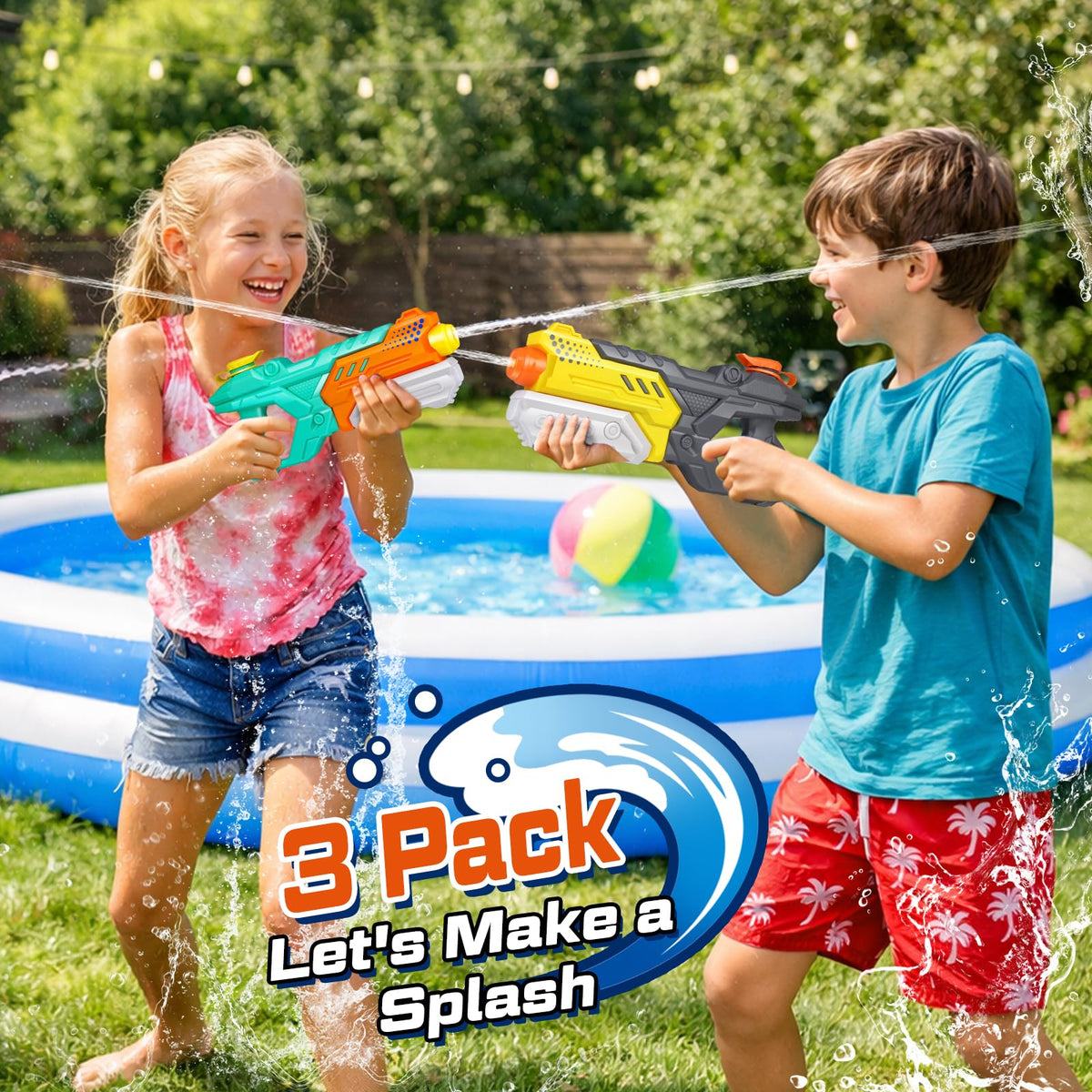 Quanquer water gun suitable for kids and adults for outdoor fun