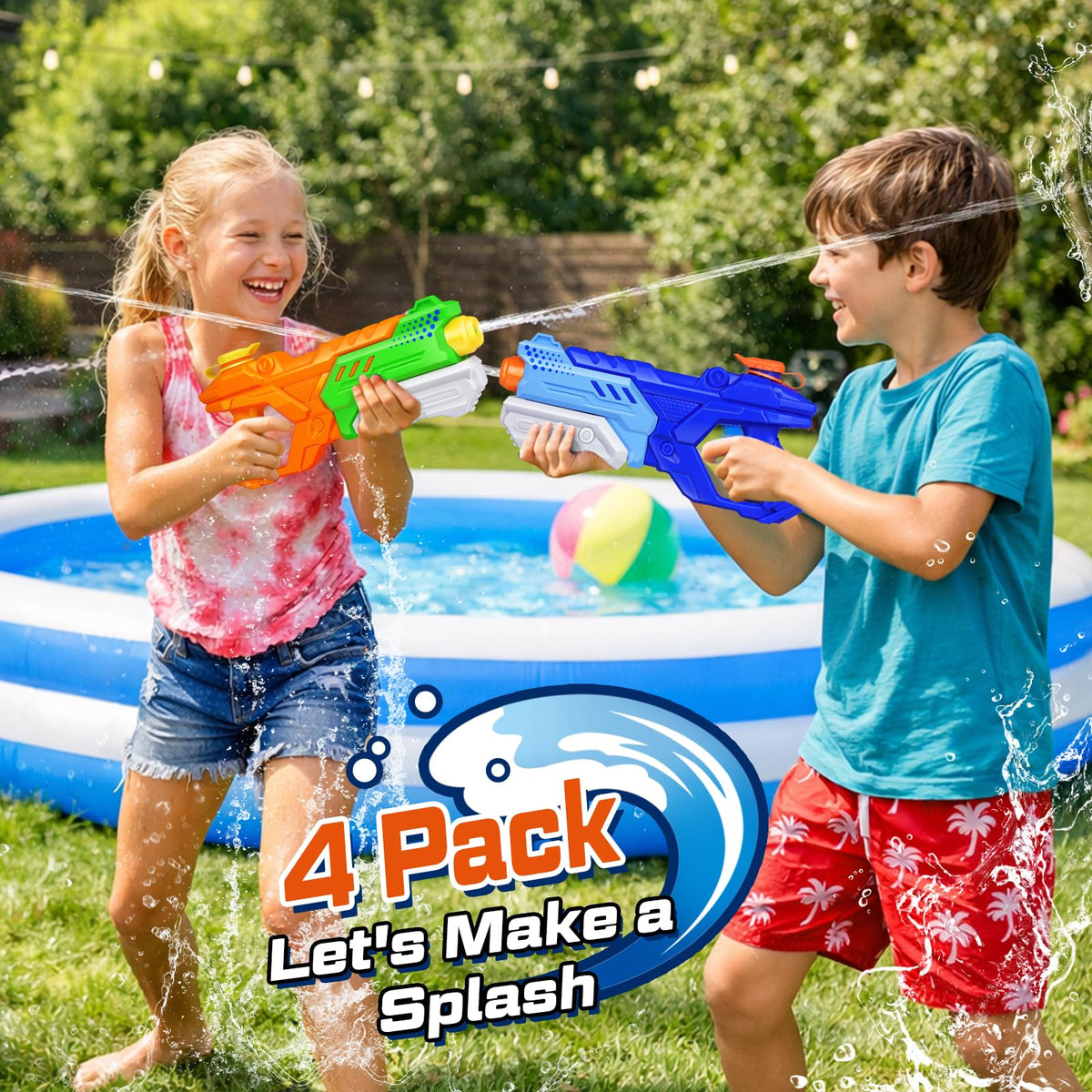 Quanquer 4-pack is great for parties and group outdoor games.