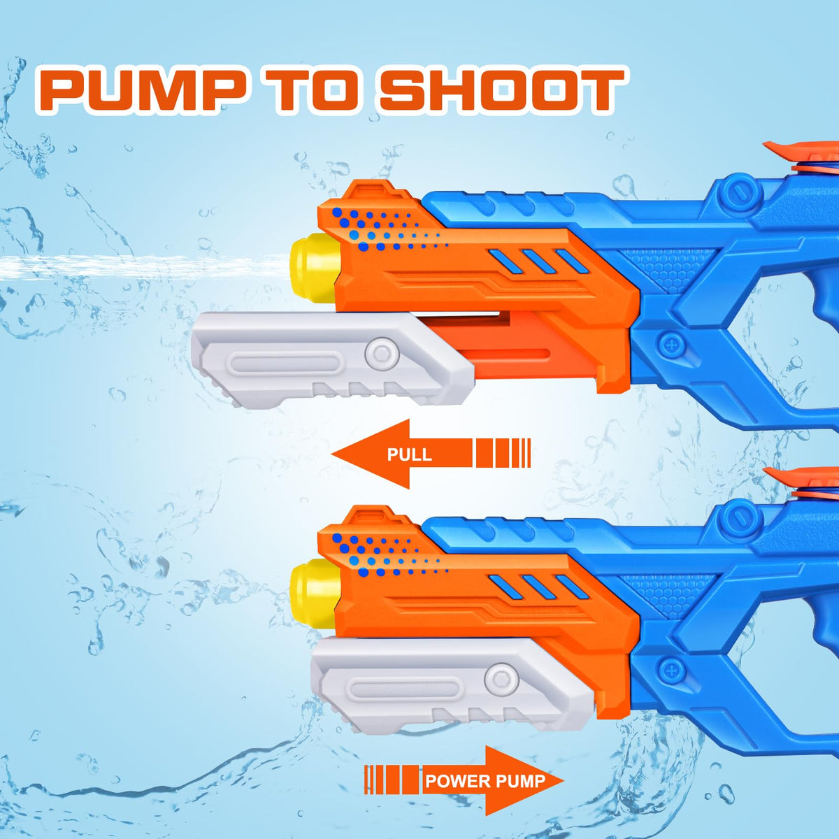 Quanquer water guns suitable for kids and adults for safe outdoor fun