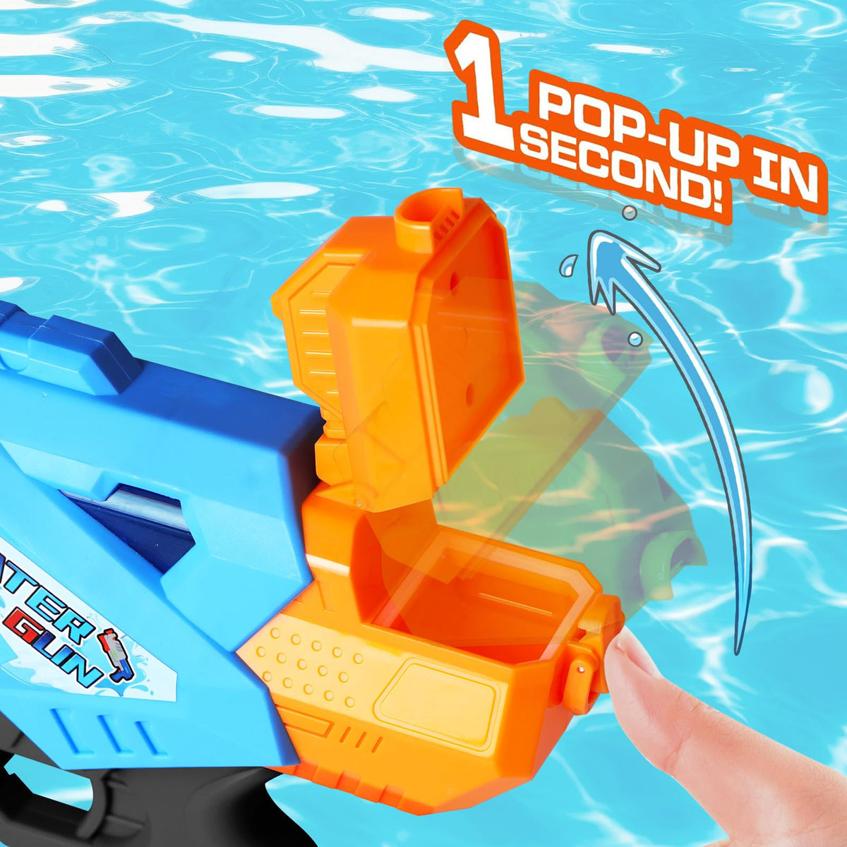 Quanquer Water Guns refill ease enables fast reload during outdoor battles.