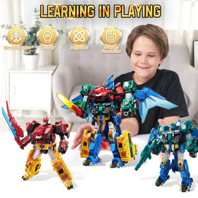 Quantum Heroes Dinoster Metatron in chariot mode supports missions.
