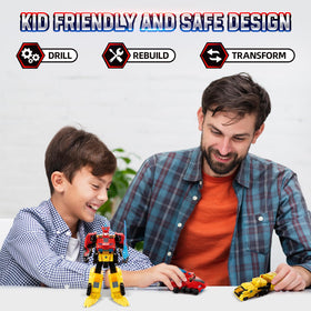 Quantum Heroes Dinoster Raptor Tron durable ABS material withstands energetic play.